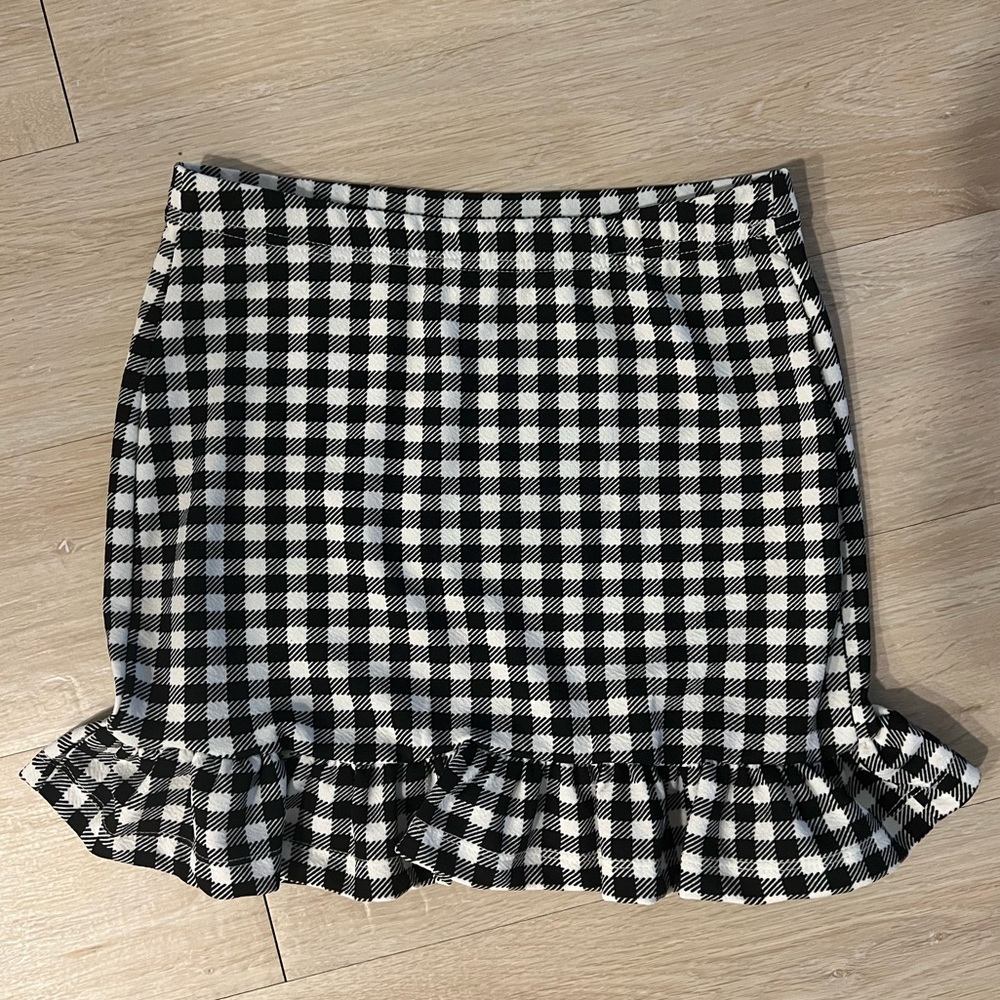 Checkered Mini Skirt